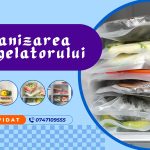 Organizarea congelatorului cu pungile de vidat gofrate Neste