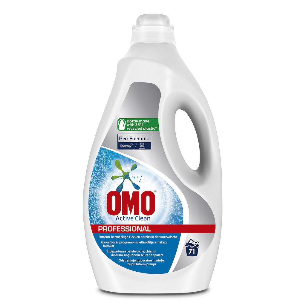 Duo Pack Detergent de Rufe Lichid OMO Active Clean Professional, 2x5 L, 142 spalari - nestemag.ro
