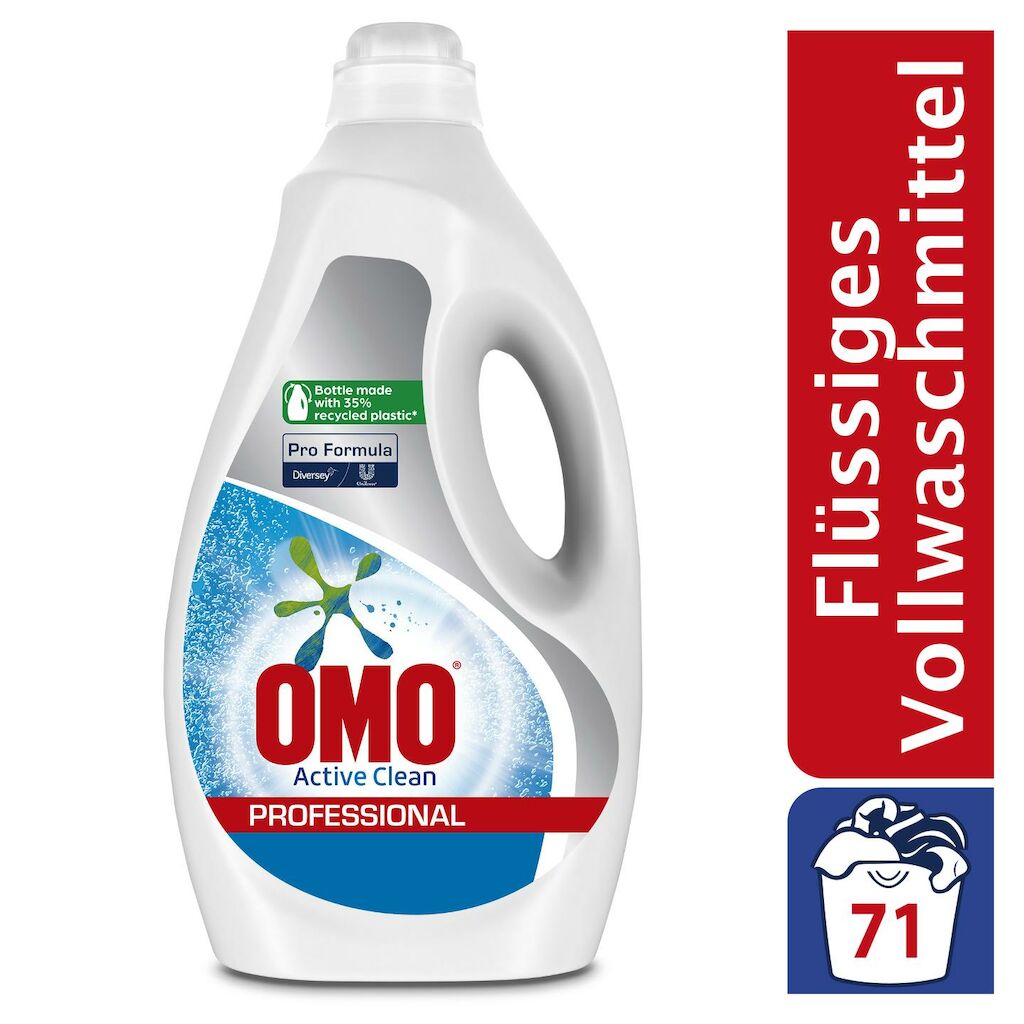 Duo Pack Detergent de Rufe Lichid OMO Active Clean Professional, 2x5 L, 142 spalari - nestemag.ro
