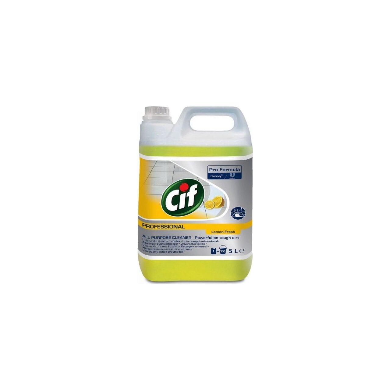 Detergent Universal Suprafete Cif Professional Lemon Fresh, 5 L - nestemag.ro