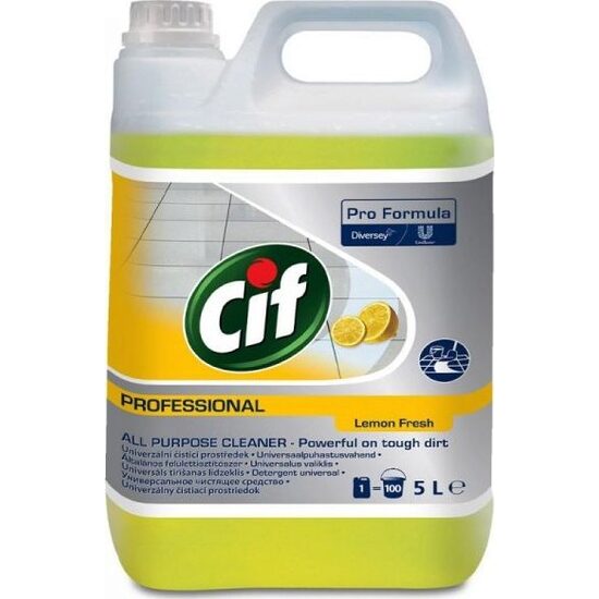 Detergent Universal Suprafete Cif Professional Lemon Fresh, 5 L - nestemag.ro