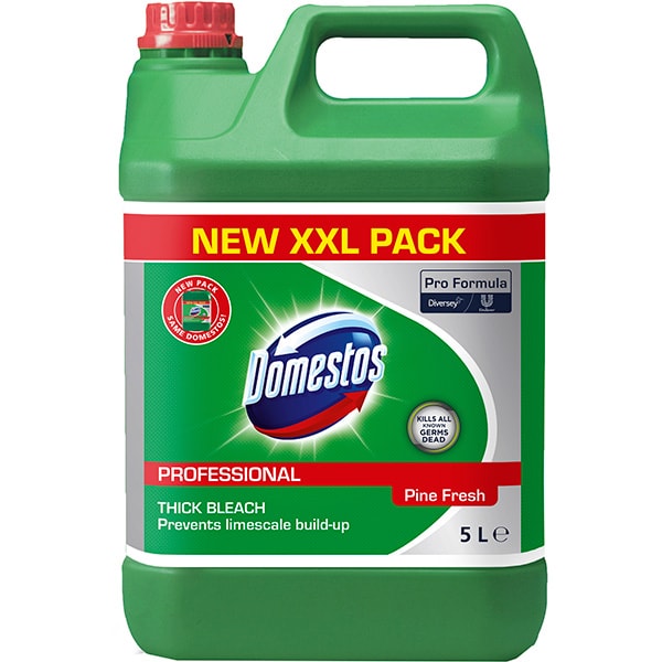 XXL Pack Dezinfectant si detergent pentru toaleta Domestos Pine Fresh, 5 L - nestemag.ro