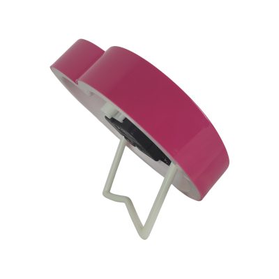 Ceas de masa sau perete Hello Kitty inima roz cu cristale, 17 x 18 cm, Sanrio ZR26324 - nestemag.ro