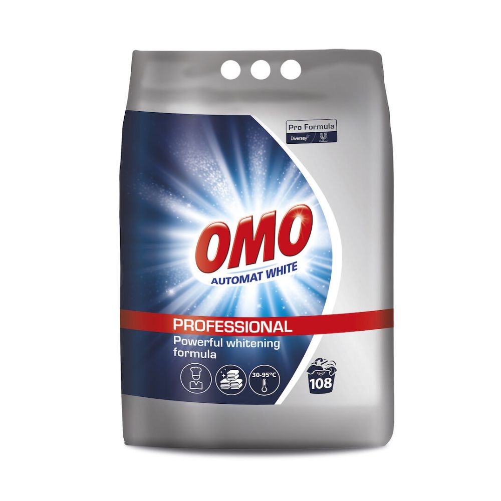 Detergent Automat rufe albe Omo Professional 7kg, 108 spalari