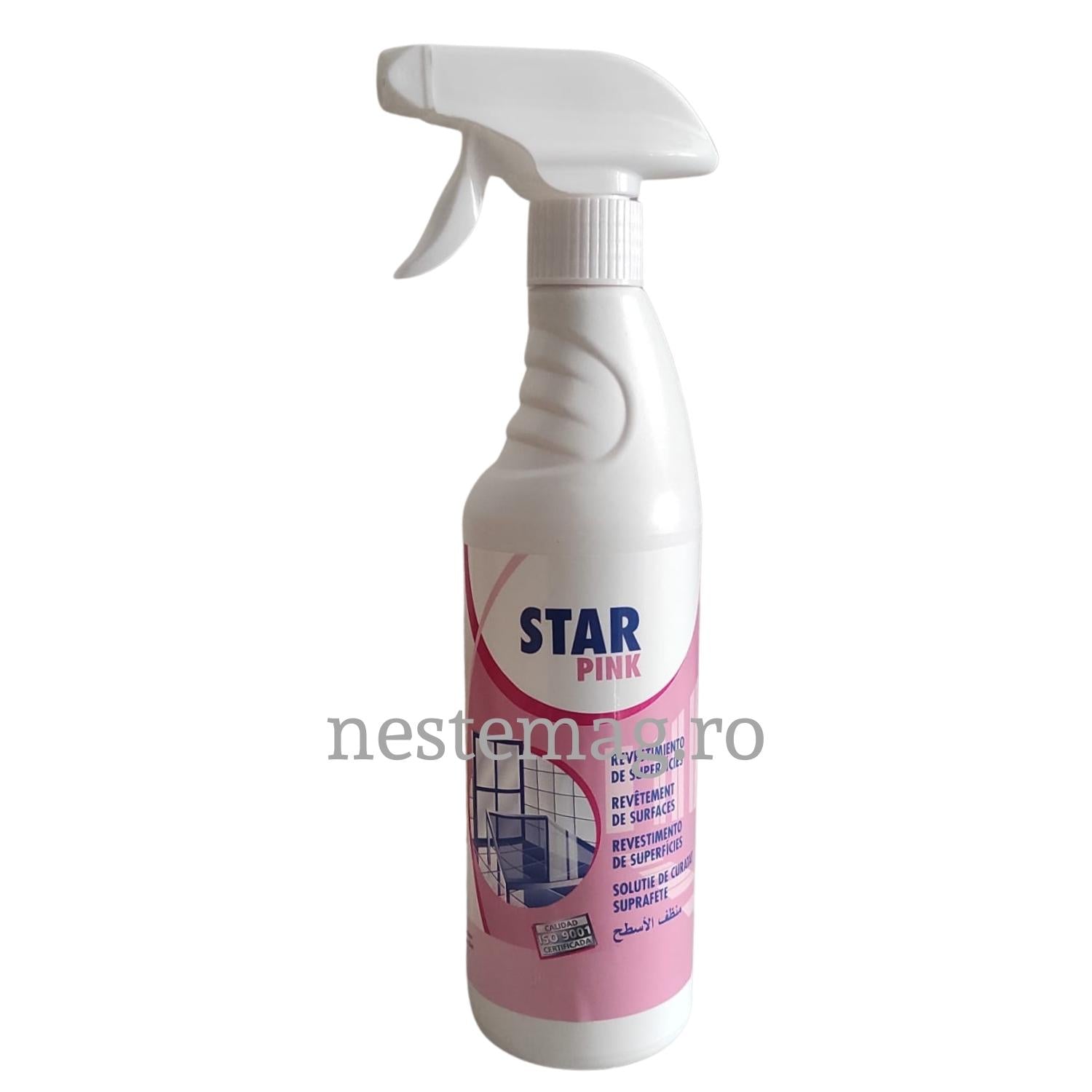 Dermo STAR PINK, solutie profesionala parfumata pentru curatarea suprafetelor, 500 ml - nestemag.ro
