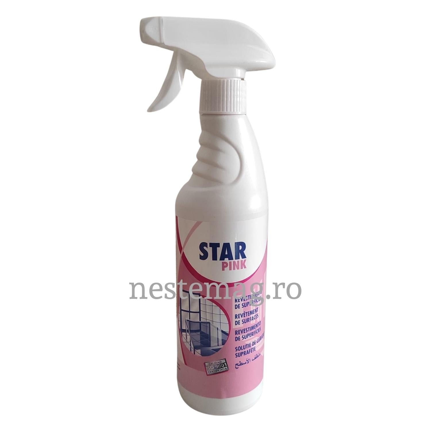 Dermo STAR PINK, solutie profesionala parfumata pentru curatarea suprafetelor, 500 ml - nestemag.ro