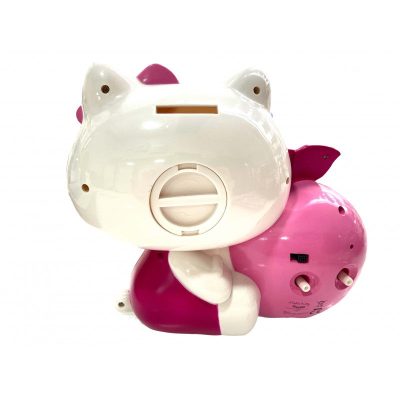 Ceas Hello Kitty cu Alarma si Pusculita pentru Monede, 20 x 18 cm, ZR25394 - nestemag.ro