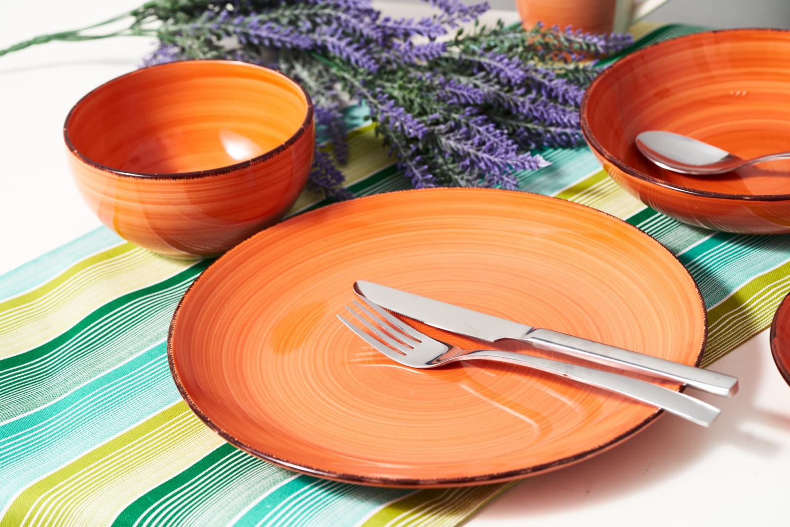 Farfurie Intinsa Ceramica 27 Cm, Gala Orange,Art Of Dining By Heinner - nestemag.ro
