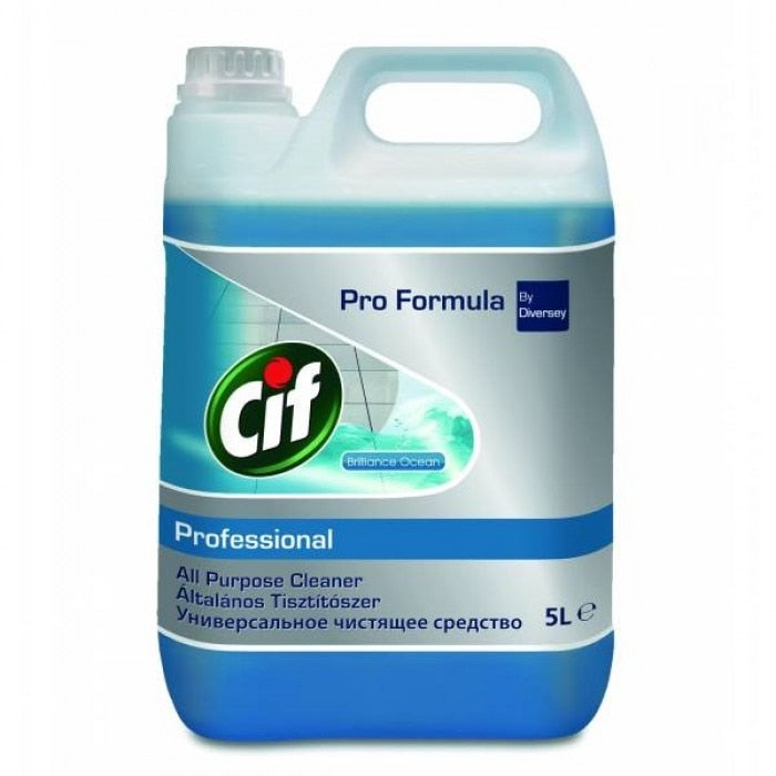 Detergent Universal Suprafete Cif Professional Brilliance Ocean 5 L - nestemag.ro