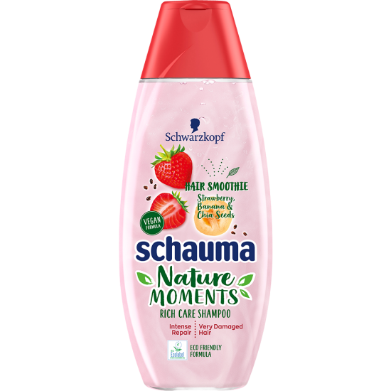Schauma Sampon 400Ml Nature Moments Strawberry Bannana Chia Seed