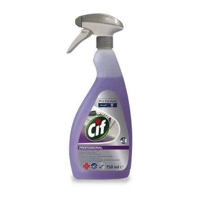 Cif Professional Detergent Dezinfectant Lichid 2 in 1 6x0.75L - Detergent dezinfectant lichid