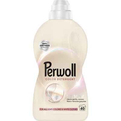 Detergent lichid PERWOLL Renew, Light Colors & White, 2 L, 40 spalari