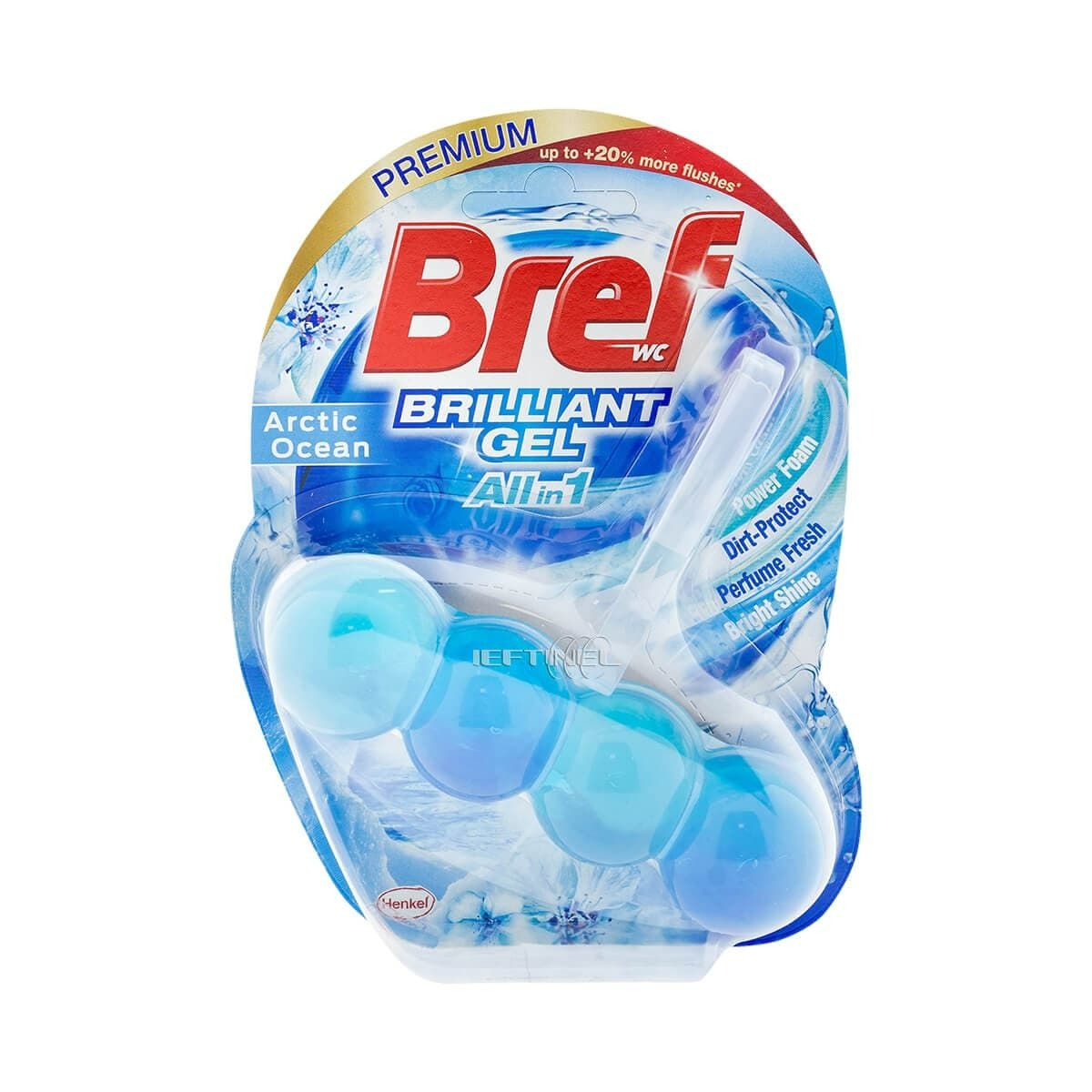Odorizant toaleta Bref Brilliant Gel, Arctic Ocean, 42 g