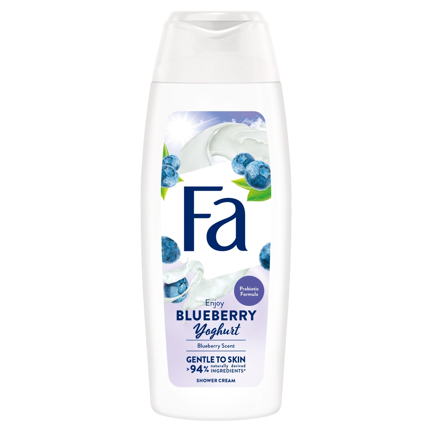 Gel de dus din lemn Iaurt Afine, 250 ml