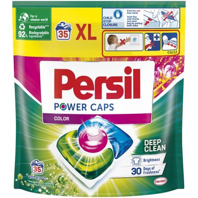 Detergent de rufe capsule Persil Power Caps Color, 35 spalari