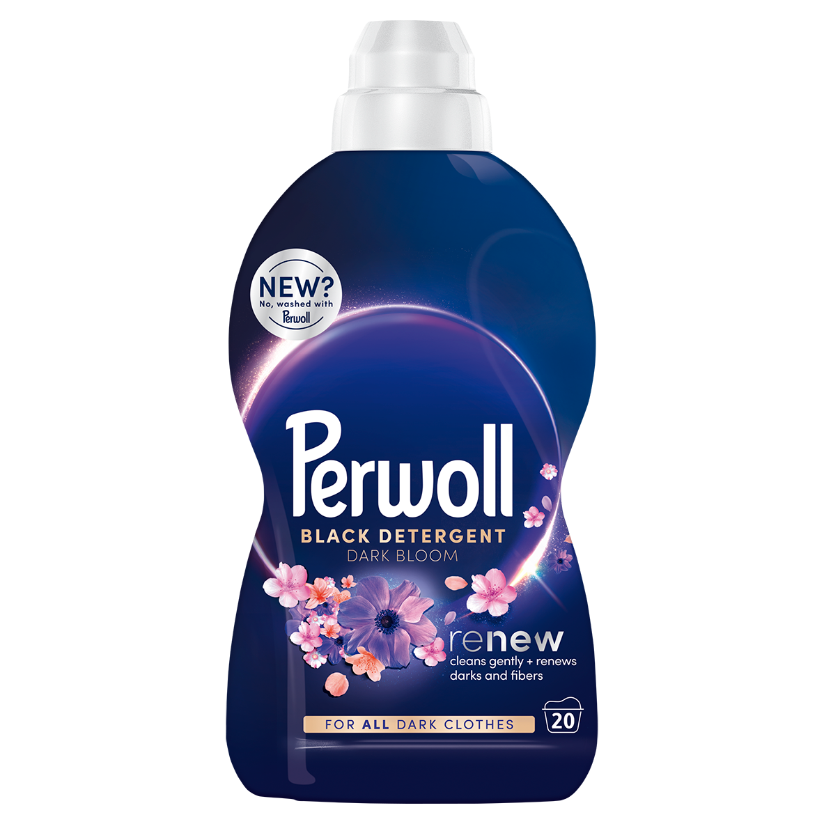 Detergent lichid pentru rufe Perwoll Renew Dark Bloom, 20 spalari, 1000 ml
