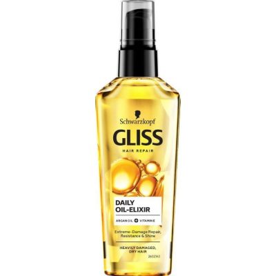 Ulei pentru par Gliss Daily Oil Elixir pentru par uscat si foarte deteriorat, 75 ml