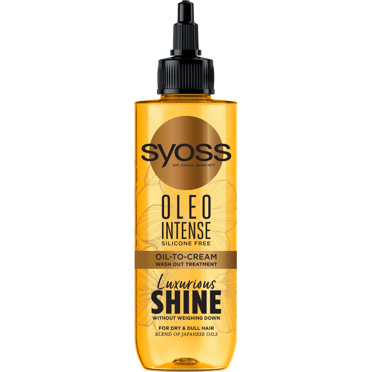 Syoss Oleo Intense, tratament intensiv pentru hidratare si stralucire luxurianta, pentru par tern si uscat, 200 ml