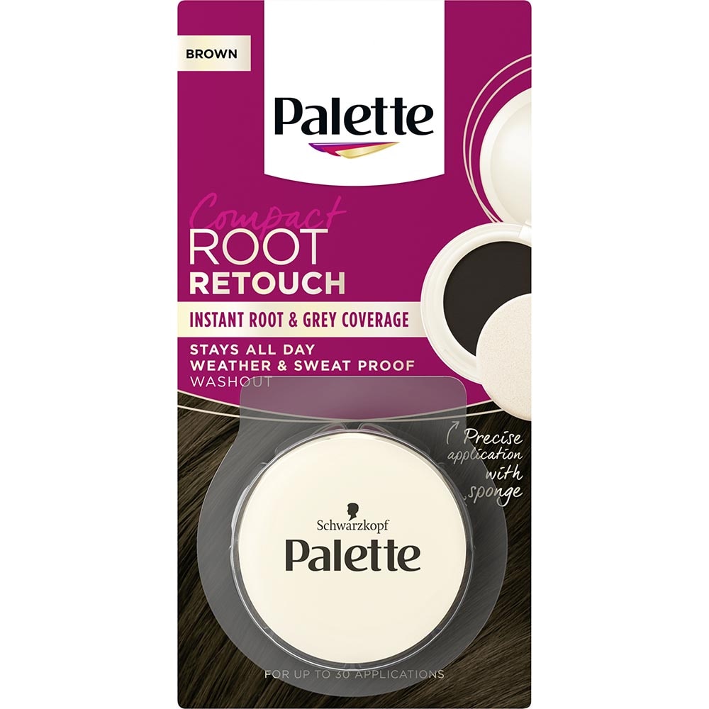 Corector pentru acoperirea instanta a firelor albe Palette Compact Root Retouch, 4-0 Saten, 3 g