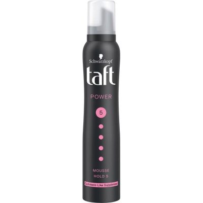 Spuma modelatoare Taft Power Cashmere, nivel fixare 5, formula vegana, 200 ml