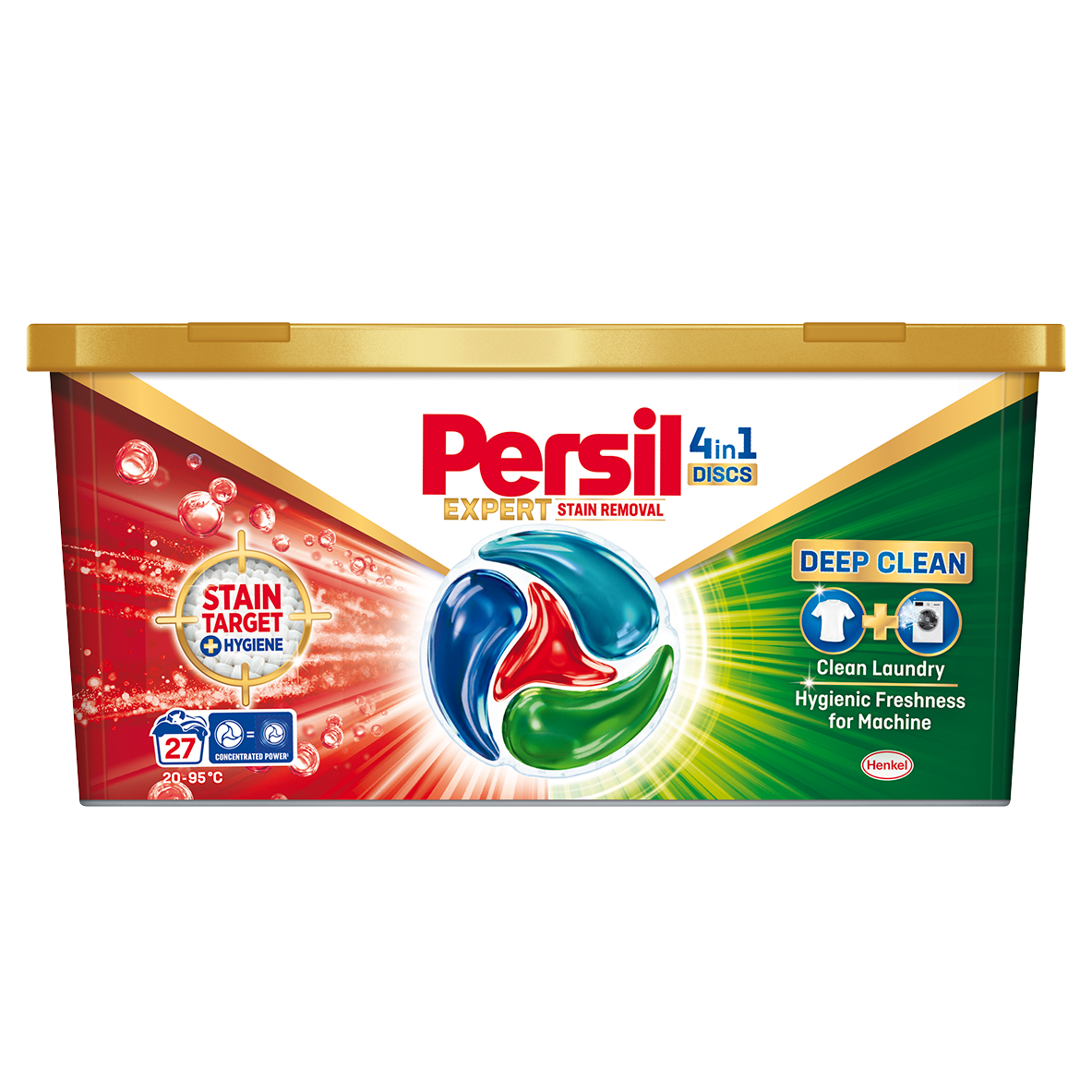Detergent de rufe Persil 4in1 Discs Expert Stain Removal, 27 spalari