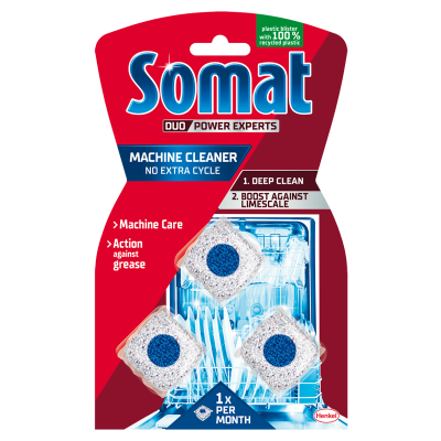 Capsule pentru curatarea masinii de spalat vase Somat, 3 buc