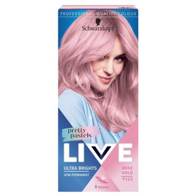 Vopsea de par semi-permanenta Schwartzkopf Live Ultra Brights Pretty Pastels Rose Gold, 65 ml
