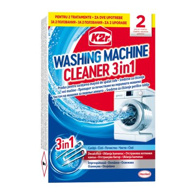 Aditiv pentru Spalare K2r Washing Machine Cleaner, 2 spalari