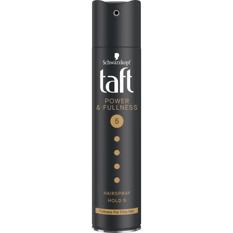 Fixativ Taft Power & Fullness, nivel fixare 5, formula vegana, 250 ml