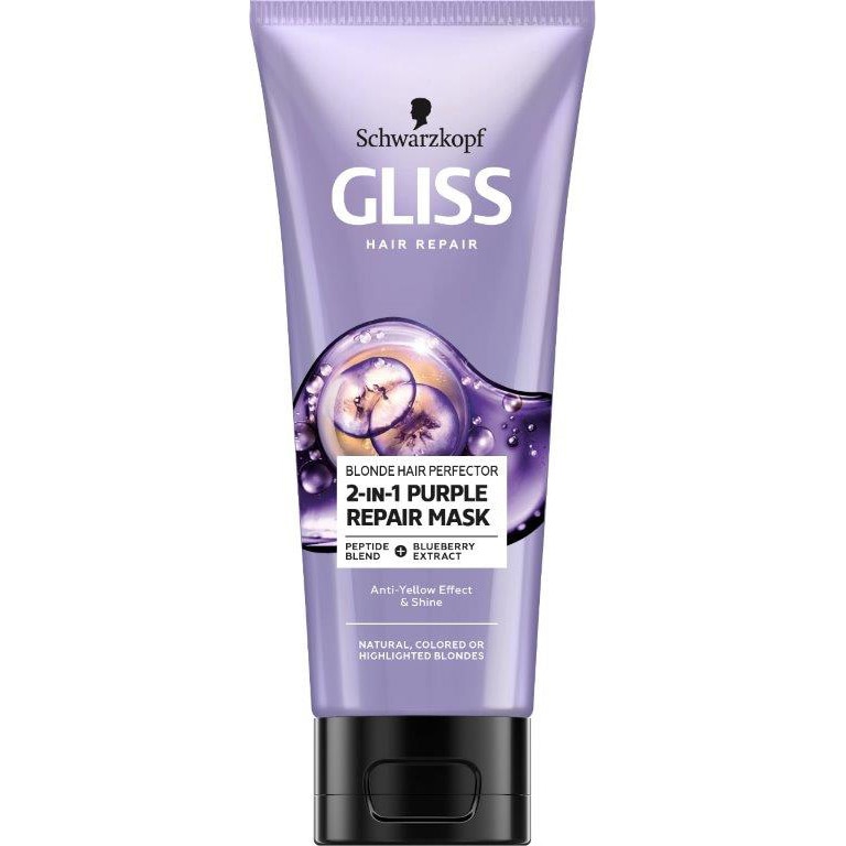 Tratament 2 în 1 Gliss Blonde Hair Perfector, 200 ml