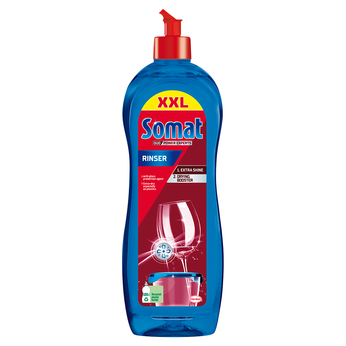 Solutie de clatire Somat 5X Action pentru masina de spalat vase, 0.75 l