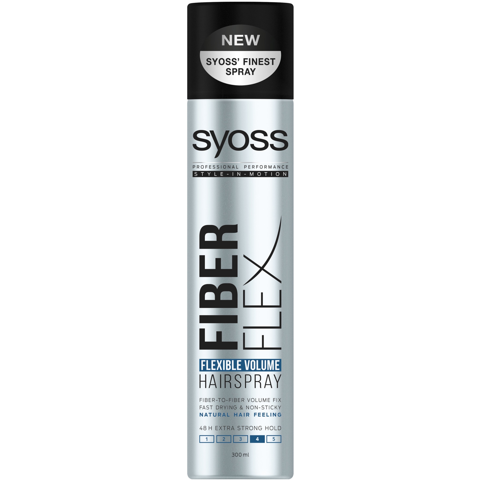 Fixativ Syoss Fiber Flex Volume pentru fixare puternica, 300 ml