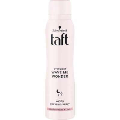 Spray Taft Wonder pentru un par ondulat si bucle in timp ce dormi, 150 ml
