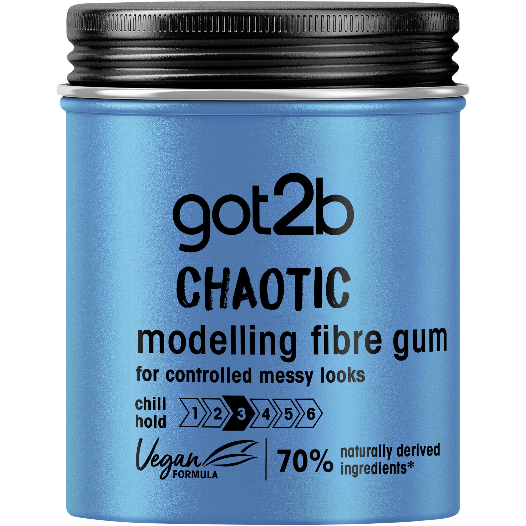 Guma modelatoare pentru par got2b Chaotic fibre gum, cu fixare puternica dar flexibila, 100 ml
