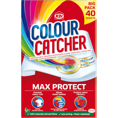 Servetele captatoare de culoare K2r Colour Catcher, 40 Spalari