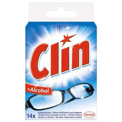 Servetele umede pentru ochelari, Clin Glass, 14 buc