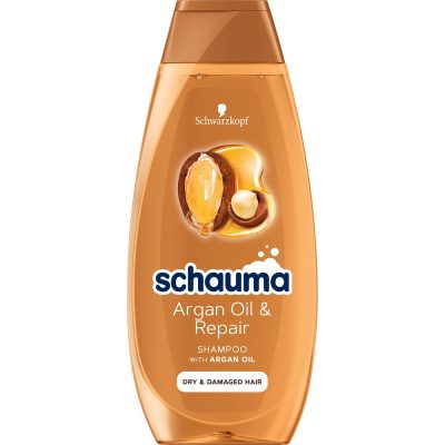 Sampon cu ulei de argan si macadamia Schauma Argan Oil & Repair pentru par uscat si deteriorat, 400 ml