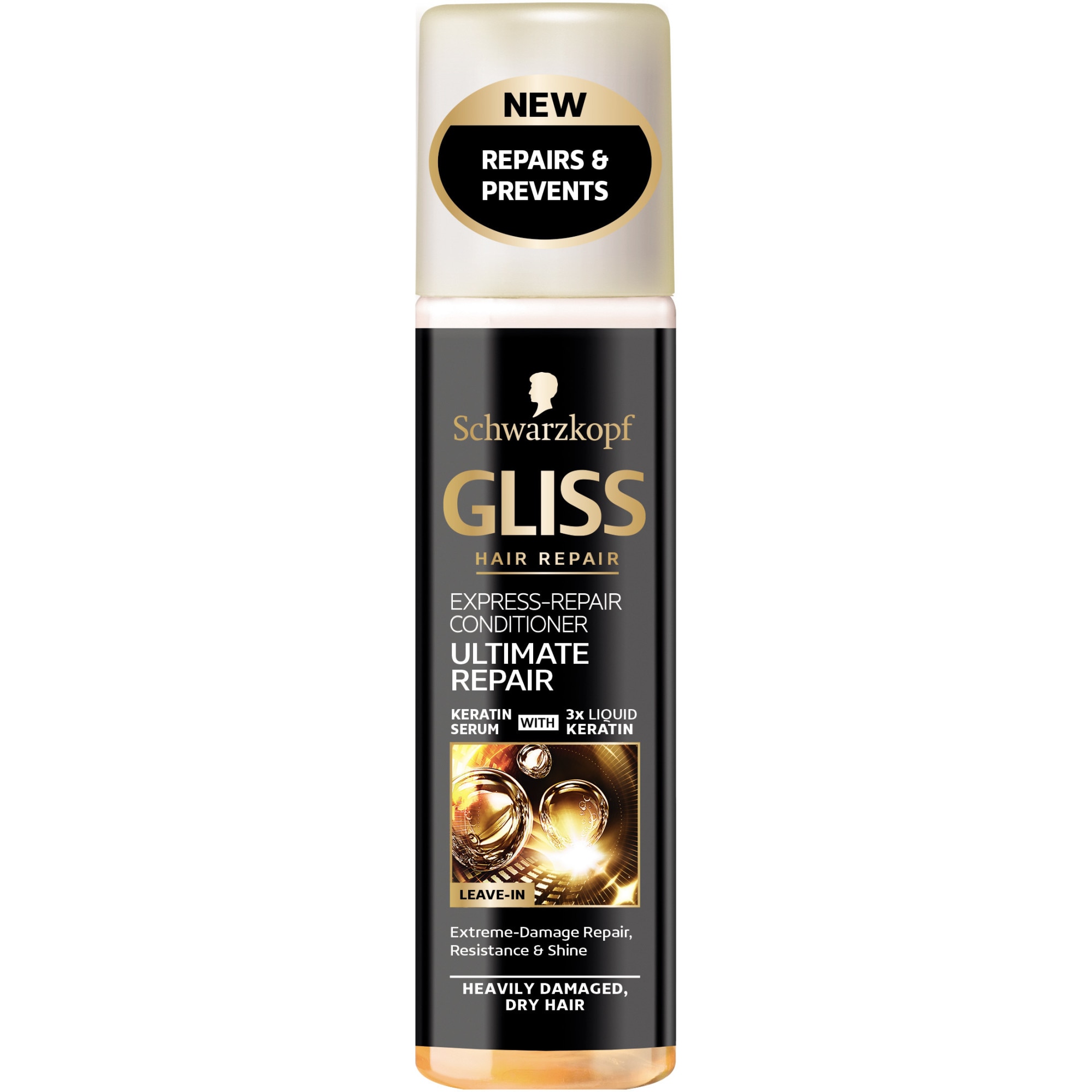 Balsam spray express Gliss Ultimate Repair, 200 ml
