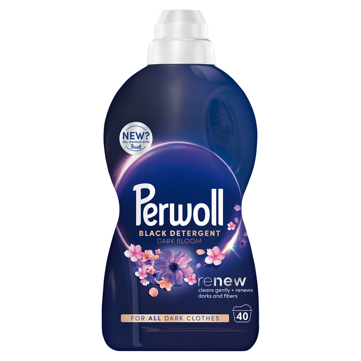 Detergent lichid pentru rufe Perwoll Renew Dark Bloom, 40 spalari, 2000 ml