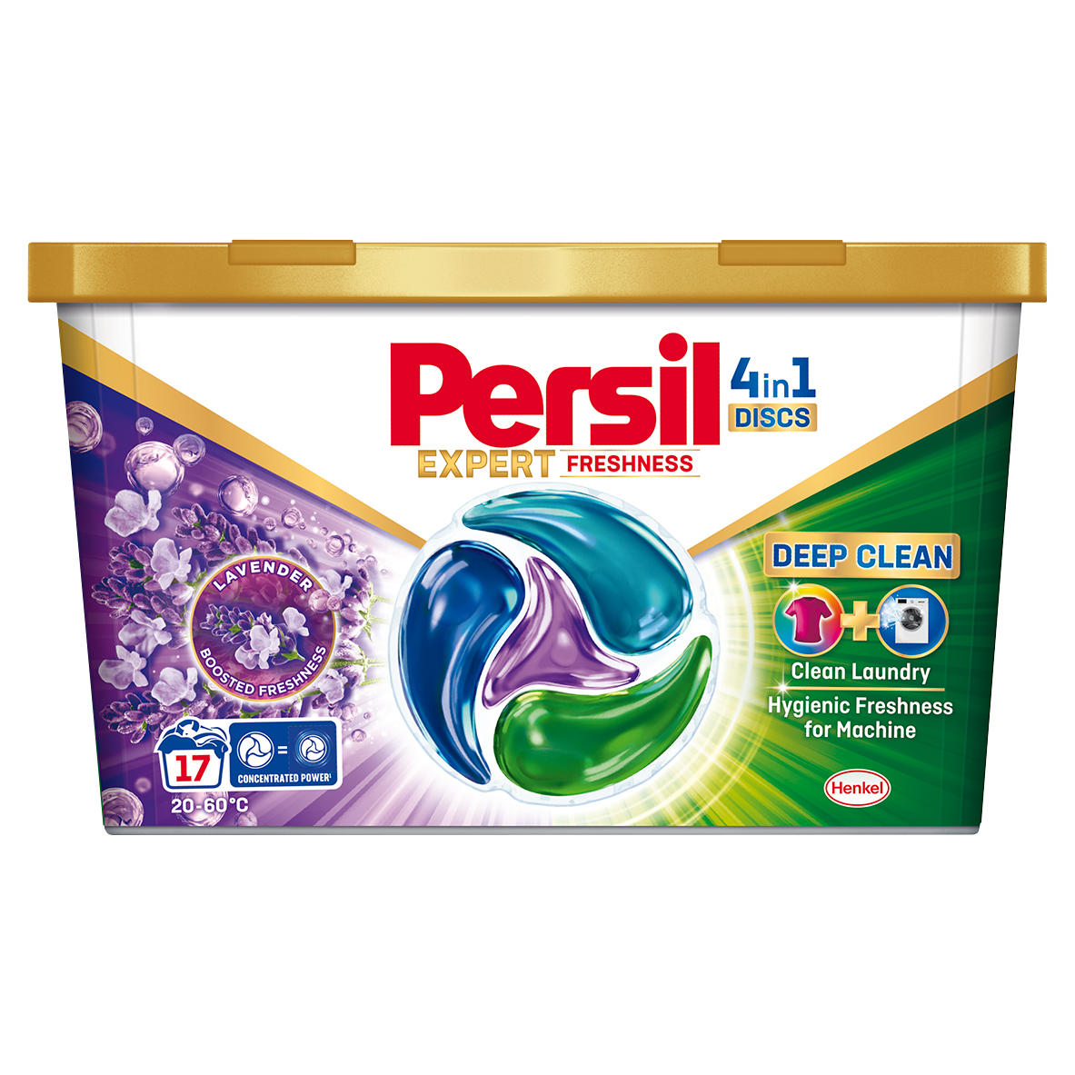 Detergent de rufe Persil 4in1 Discs Expert Freshness Lavanda, 17 spalari