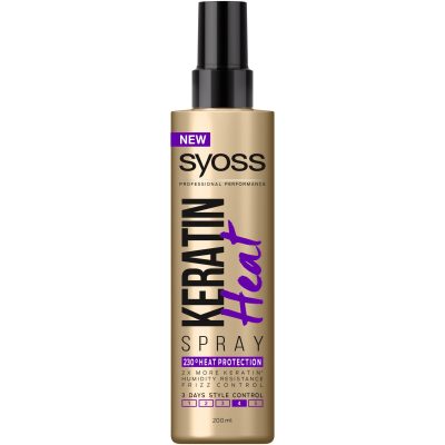 Fixativ Syoss Keratin Heat Protect pentru protectie termica, 200 ml