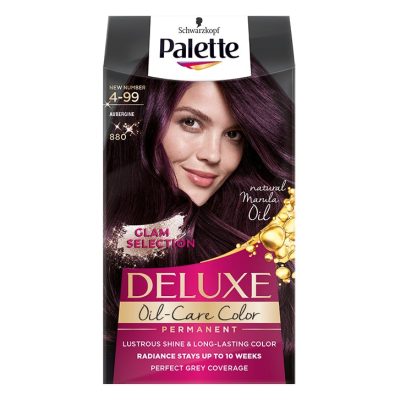 Vopsea de par permanenta Palette Deluxe 880 Aubergine, 135 ml
