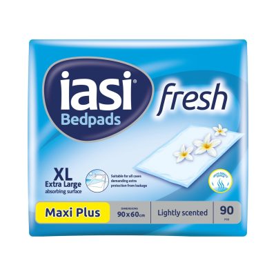 Păturică impermeabilă parfumată pentru pat IASI Maxi Fresh, 60x90 cm, 90 bucăți