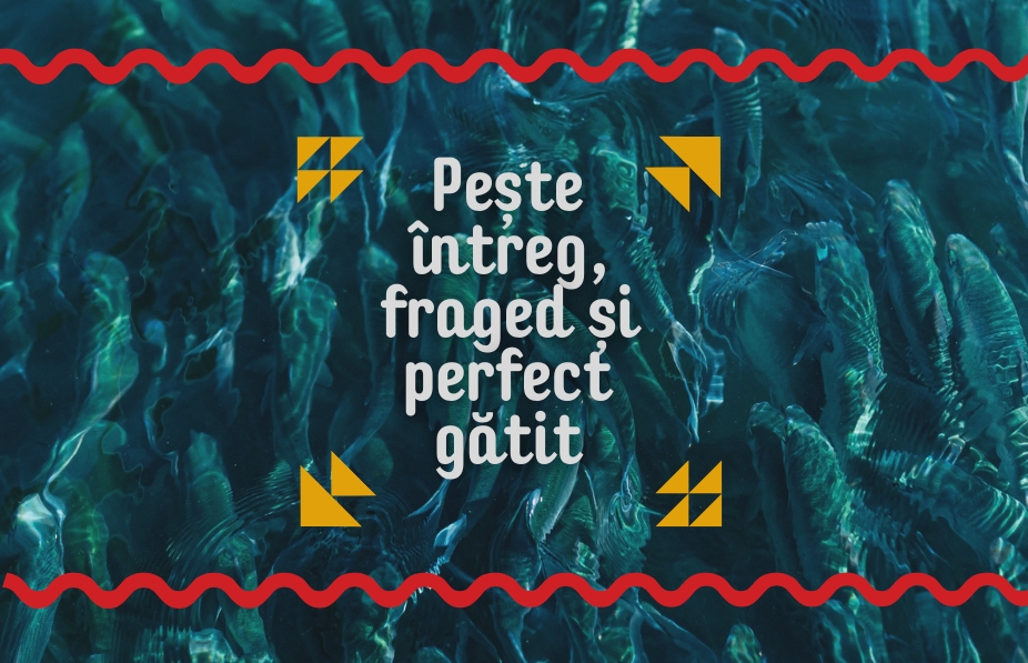 Pește întreg, fraged și perfect gătit